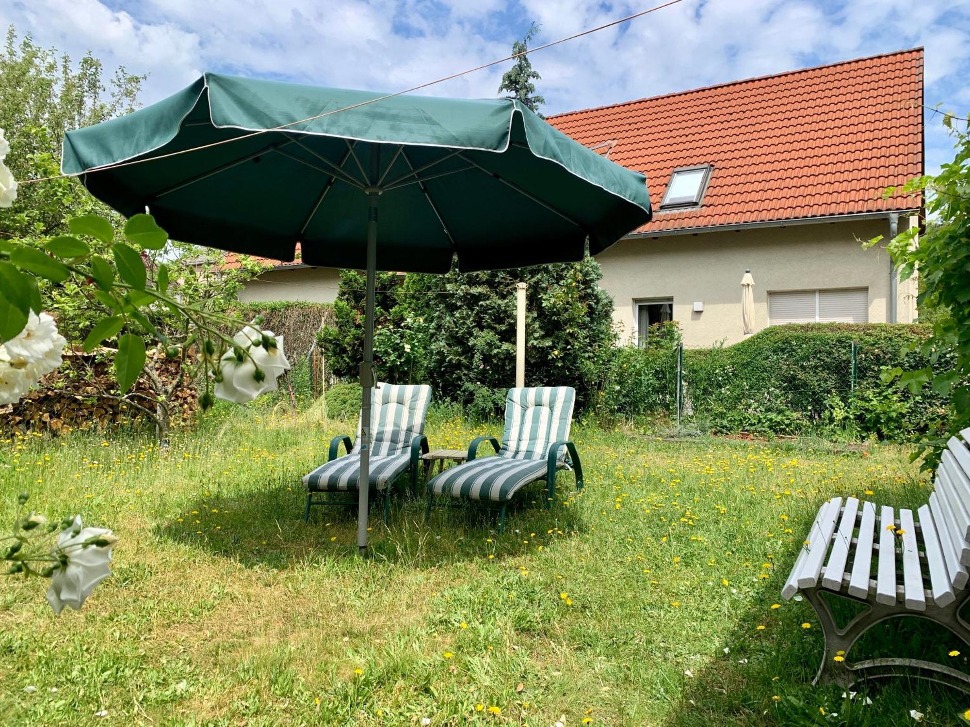 Grosse Ferienwohnung Mit Loggia Und Garten In Cottbus Exterior foto